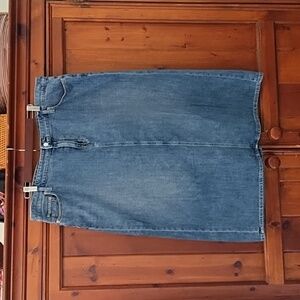 Lauren Ralph Lauren denim maxi 5 pocket skirt size 18